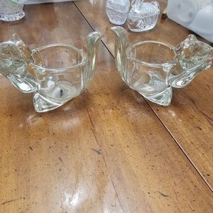 Clear Glass Squirrels